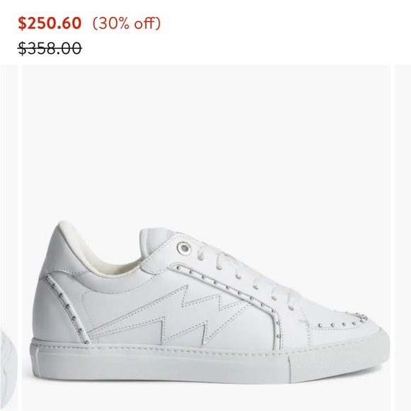 Zadig and Voltaire white sneakers - Picture 1 of 9